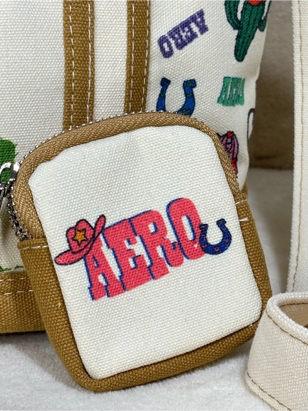 Aeropostale Western Southwest Rodeo Cowgirl Mini Tote Bag